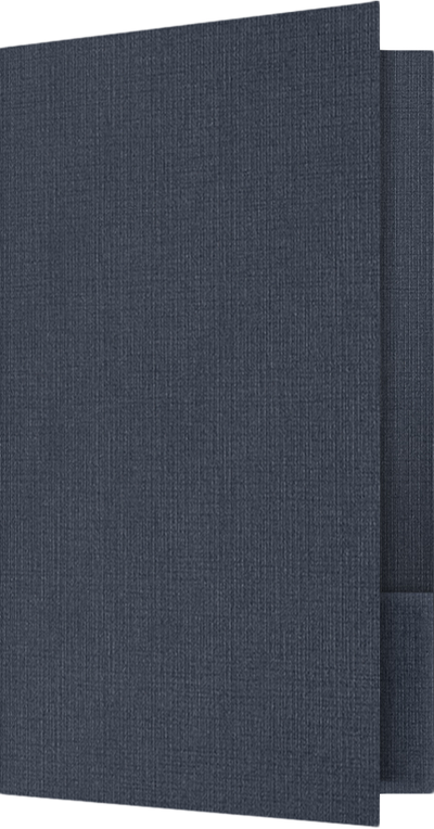 Nautical Navy Blue Linen 9 x 14 1/2 Legal Folders