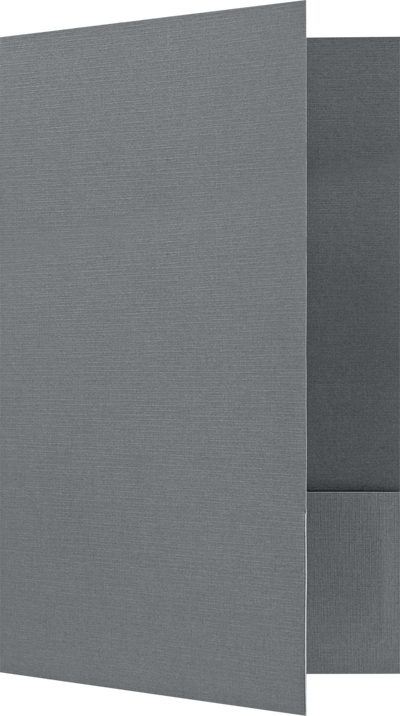 Sterling Gray Linen 9 x 14 1/2 Legal Folder