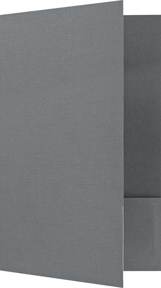 Sterling Gray Linen 9 x 14 1/2 Legal Folder