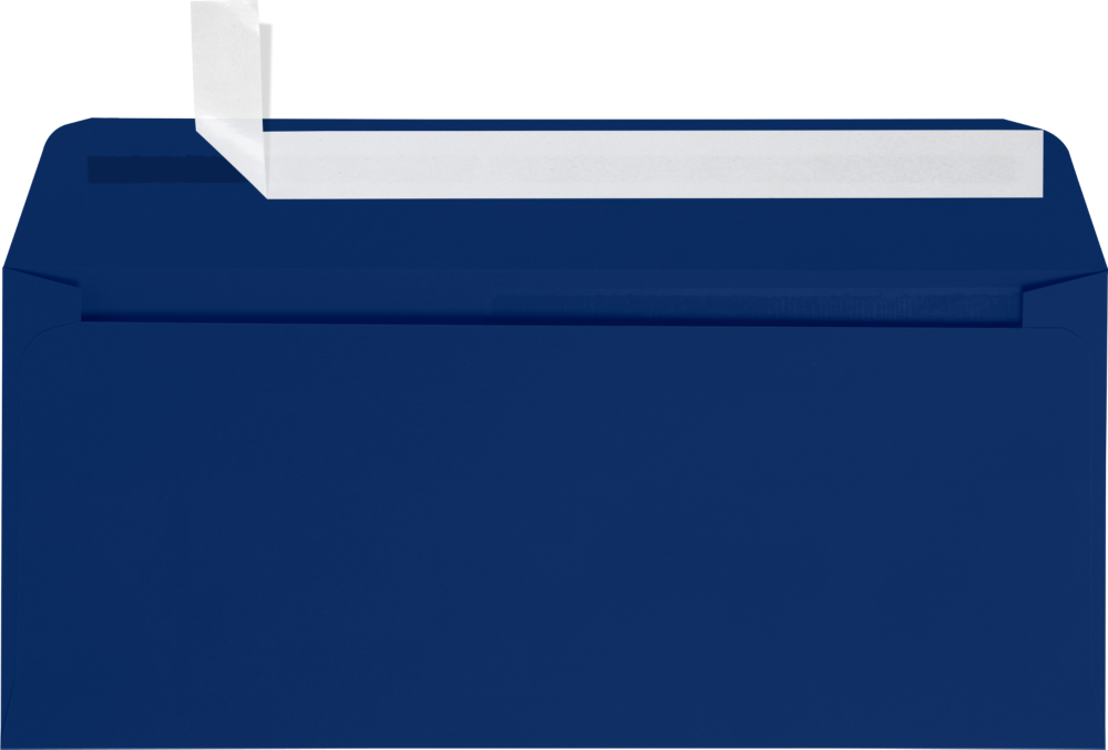 Navy Blue 32lb #10 All Purpose Window (4 1/8 x 9 1/2) with Peel & Seal