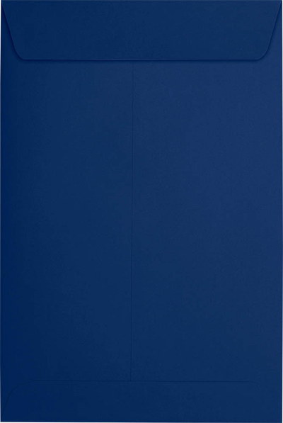 Navy Blue 32lb 6 x 9 Open End Envelopes with Peel & Seal