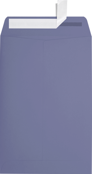 Wisteria Purple 32lb 6 x 9 Open End Envelopes with Peel & Seal