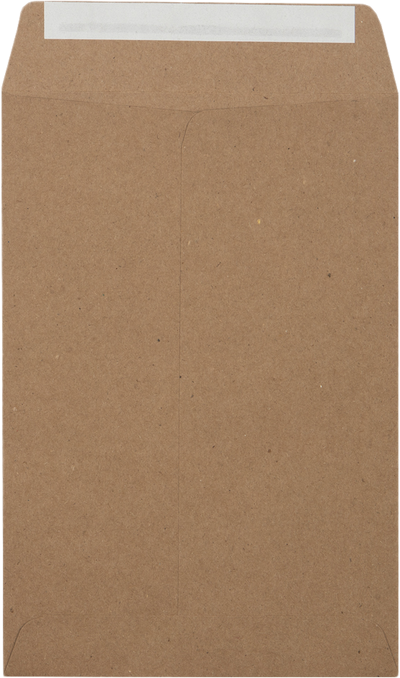 Grocery Bag 28lb 6 1/2 x 9 1/2 Open End Envelopes with Peel & Seal