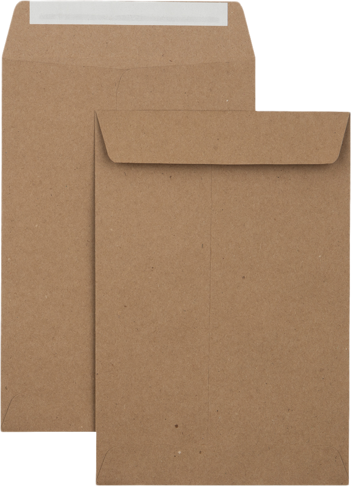 Grocery Bag 28lb 6 1/2 x 9 1/2 Open End Envelopes with Peel & Seal