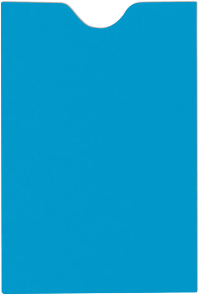 Pool Blue 32lb Credit Card Sleeve (2 3/8 x 3 1/2)