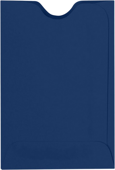 Navy Blue 32lb Credit Card Sleeve (2 3/8 x 3 1/2)