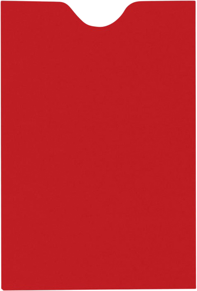 Ruby Red 32lb Credit Card Sleeve (2 3/8 x 3 1/2)
