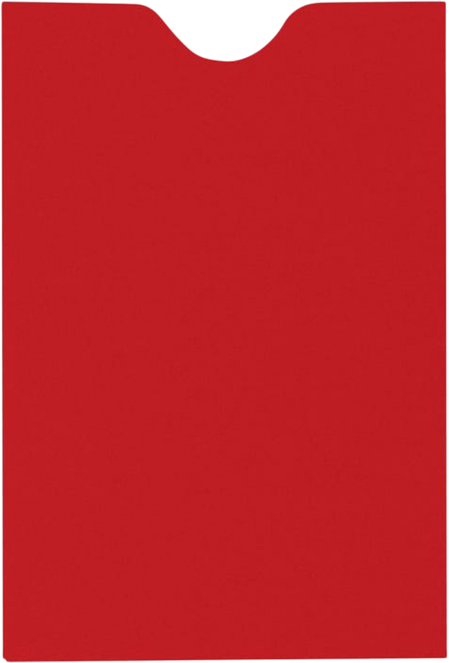 Ruby Red 32lb Credit Card Sleeve (2 3/8 x 3 1/2)