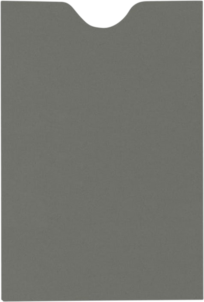 Dark Smoke Gray 32lb Credit Card Sleeve (2 3/8 x 3 1/2)