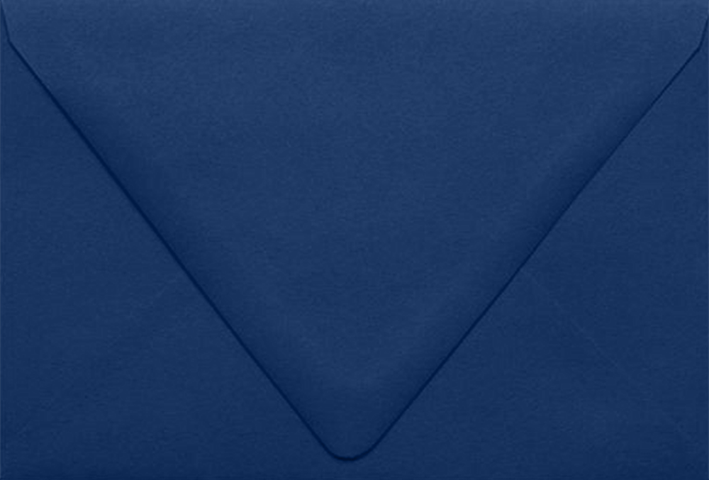 Navy Blue 32lb A1 Contour Flap Envelopes (3 5/8 x 5 1/8)