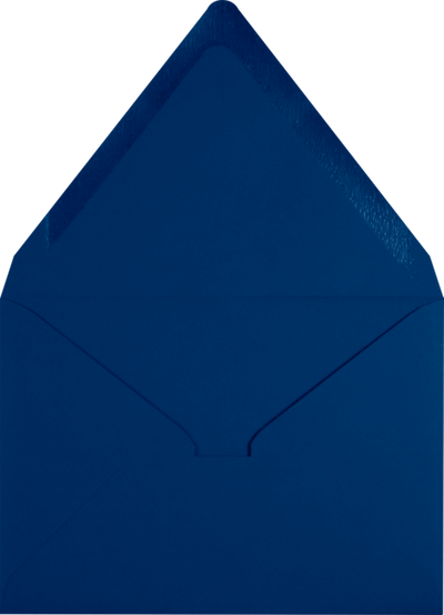 Navy Blue 32lb A1 Contour Flap Envelopes (3 5/8 x 5 1/8)