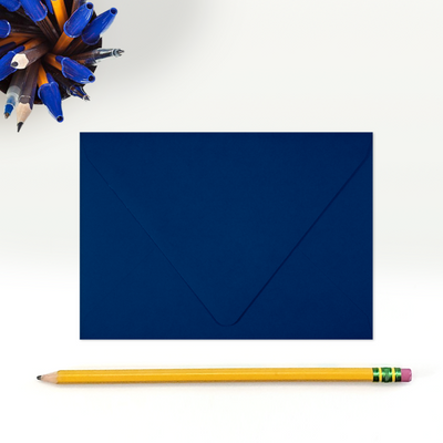Navy Blue 32lb A1 Contour Flap Envelopes (3 5/8 x 5 1/8)