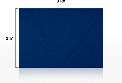 Navy Blue 32lb A1 Contour Flap Envelopes (3 5/8 x 5 1/8)