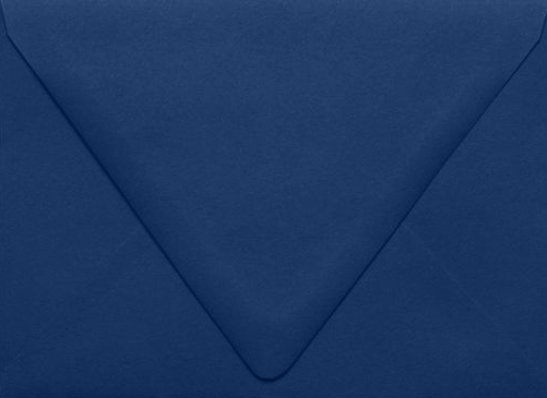 Navy Blue 32lb A6 Contour Flap Envelopes (4 3/4 x 6 1/2)