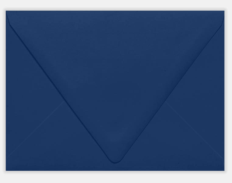 Navy Blue 32lb A7 Contour Flap Envelopes (5 1/4 x 7 1/4)