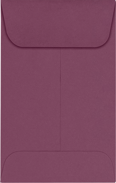 Vintage Plum Purple 32lb #1 Coin Envelopes (2 1/4 x 3 1/2)