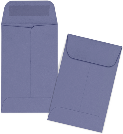 Wisteria Purple 32lb #1 Coin Envelopes (2 1/4 x 3 1/2)