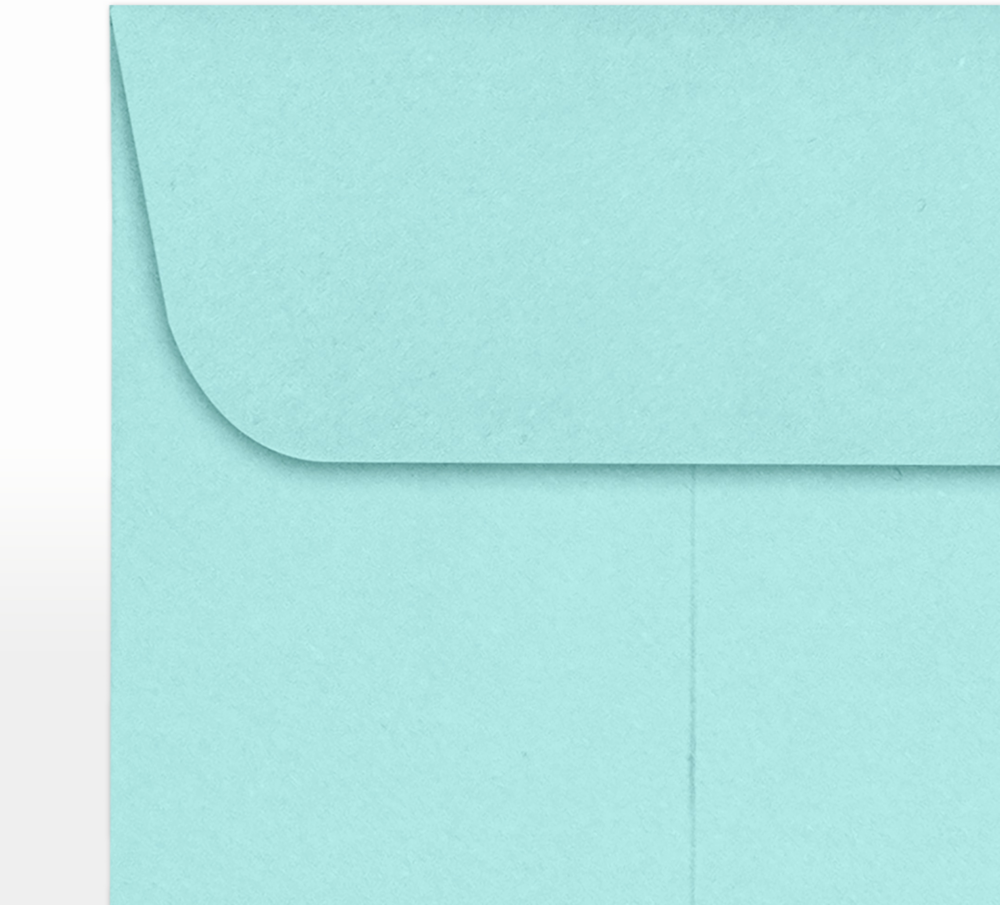 Seafoam Aqua Blue 32lb #1 Coin Envelopes (2 1/4 x 3 1/2)
