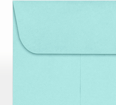 Seafoam Aqua Blue 32lb #1 Coin Envelopes (2 1/4 x 3 1/2)