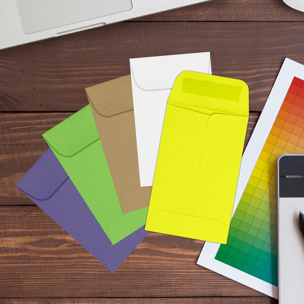 Citrus Yellow 32lb #1 Coin Envelopes (2 1/4 x 3 1/2)