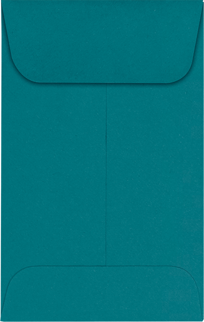 Teal Blue 32lb #1 Coin Envelopes (2 1/4 x 3 1/2)