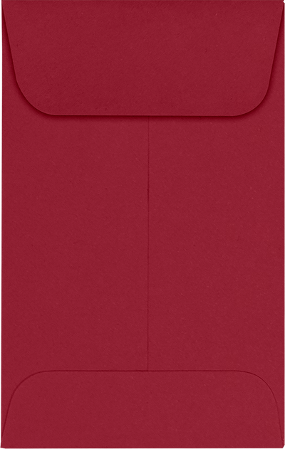 Garnet Dark Red 32lb #1 Coin Envelopes (2 1/4 x 3 1/2)