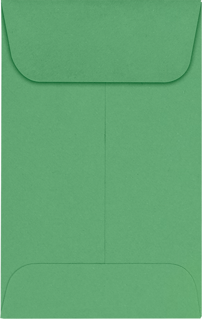 Holiday Green 32lb #1 Coin Envelopes (2 1/4 x 3 1/2)
