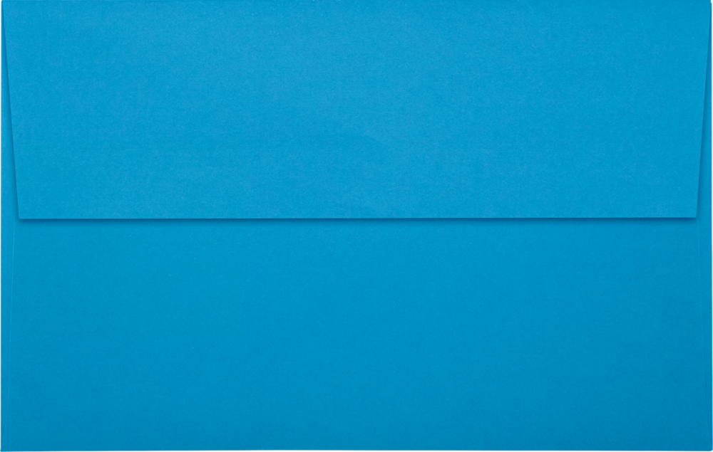 Pool Blue 32lb A10 Invitation Envelopes (6 x 9 1/2) with Peel & Seal