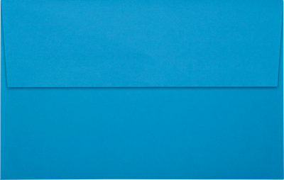 Pool Blue 32lb A10 Invitation Envelopes (6 x 9 1/2) with Peel & Seal