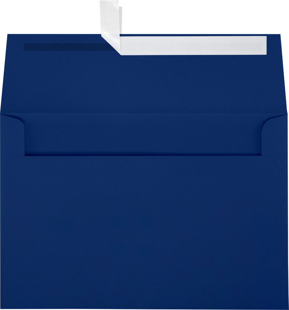 Navy Blue 32lb A10 Invitation Envelopes (6 x 9 1/2) with Peel & Seal