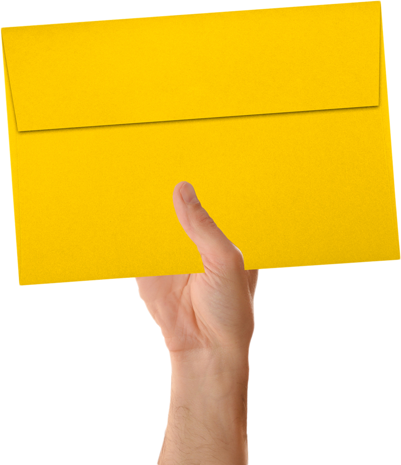 Sunflower Yellow 32lb A10 Invitation Envelopes (6 x 9 1/2) with Peel & Seal