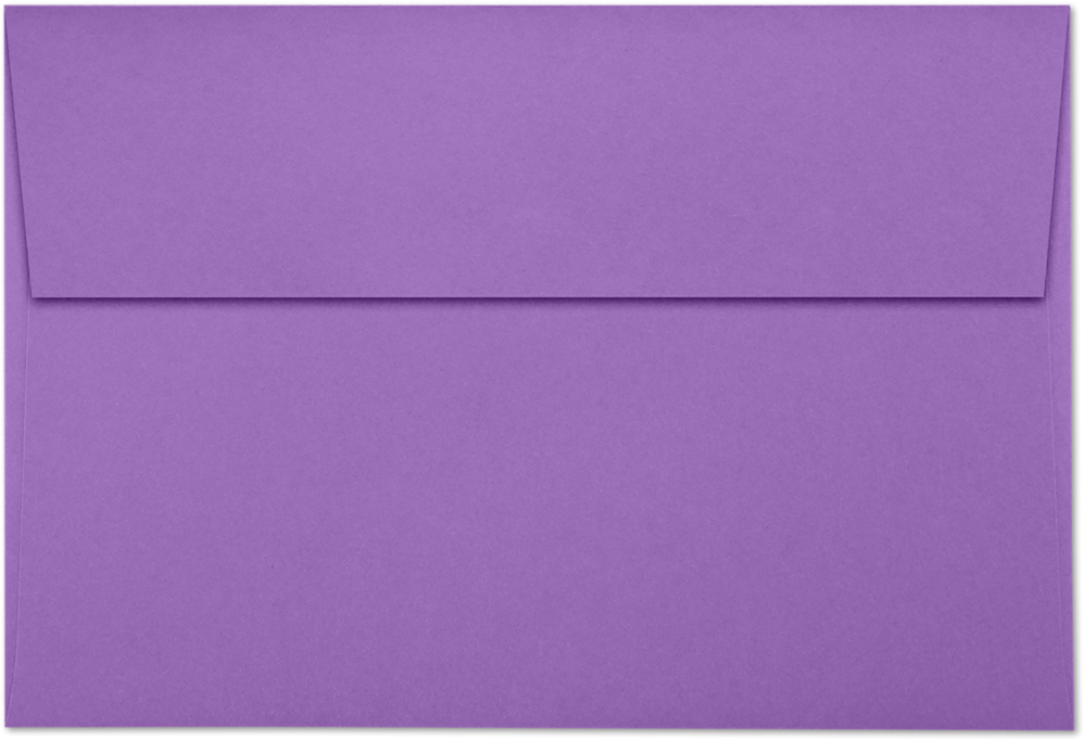 Violet Grape Purple 28lb A10 Invitation Envelopes (6 x 9 1/2) with Peel & Seal