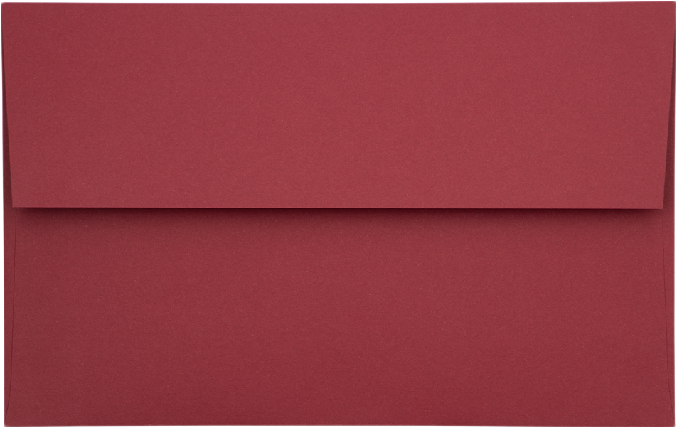Garnet Dark Red 32lb A10 Invitation Envelopes (6 x 9 1/2) with Peel & Seal