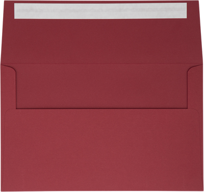 Garnet Dark Red 32lb A10 Invitation Envelopes (6 x 9 1/2) with Peel & Seal