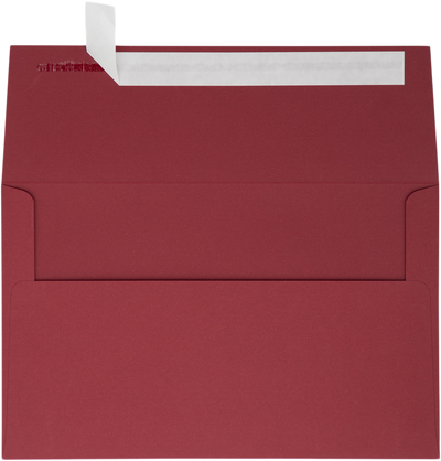 Garnet Dark Red 32lb A10 Invitation Envelopes (6 x 9 1/2) with Peel & Seal