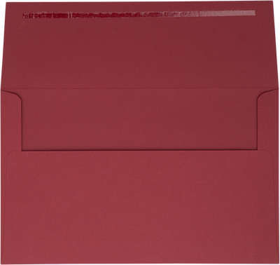 Garnet Dark Red 32lb A10 Invitation Envelopes (6 x 9 1/2) with Peel & Seal