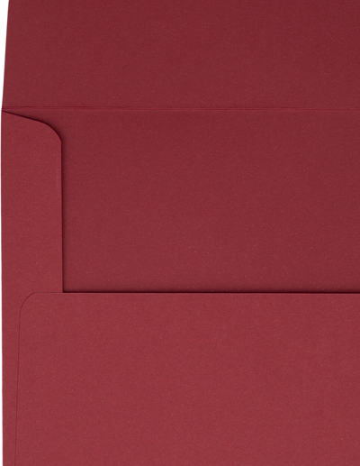 Garnet Dark Red 32lb A10 Invitation Envelopes (6 x 9 1/2) with Peel & Seal