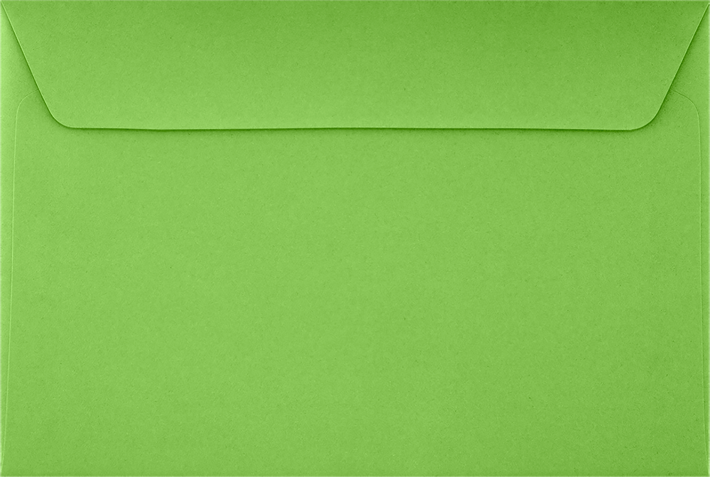 Lime Green 32lb 6 x 9 Booklet Envelopes