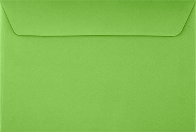 Lime Green 32lb 6 x 9 Booklet Envelopes