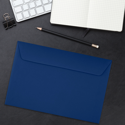 Navy Blue 32lb 6 x 9 Booklet Envelopes