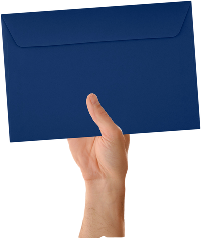Navy Blue 32lb 6 x 9 Booklet Envelopes