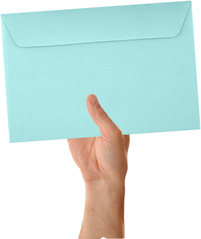 Seafoam Aqua Blue 32lb 6 x 9 Booklet Envelopes