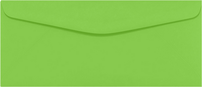 Lime Green 32lb #9 Regular Envelopes (3 7/8 x 8 7/8)