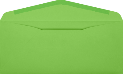 Lime Green 32lb #9 Regular Envelopes (3 7/8 x 8 7/8)