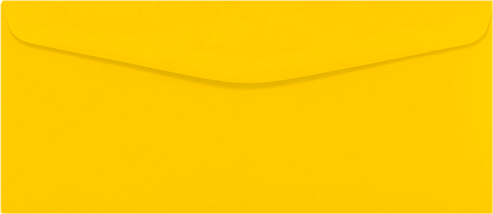 Sunflower Yellow 32lb #9 Regular Envelopes (3 7/8 x 8 7/8)