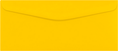 Sunflower Yellow 32lb #9 Regular Envelopes (3 7/8 x 8 7/8)