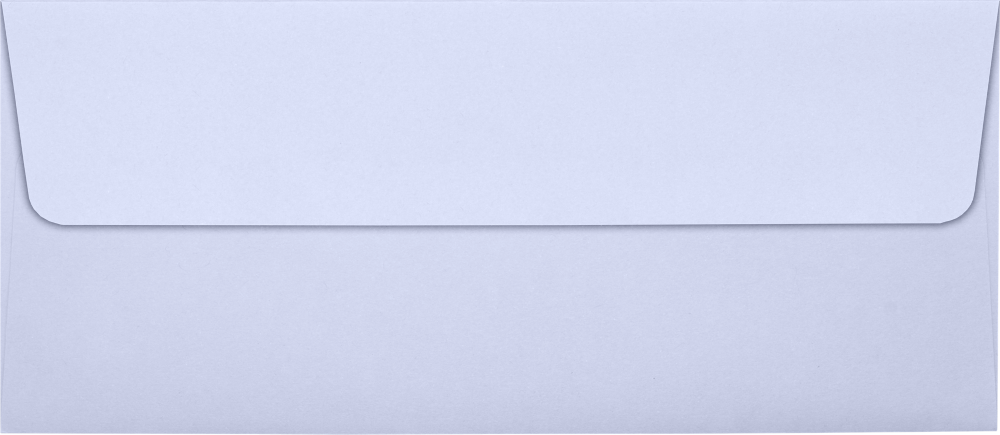 Light Purple Lilac 32lb #10 Square Flap Envelopes (4 1/8 x 9 1/2) with Peel & Seal