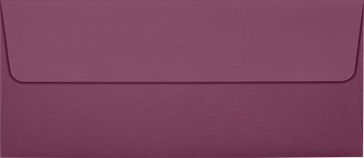 Vintage Plum Purple 32lb #10 Square Flap Envelopes (4 1/8 x 9 1/2) with Peel & Seal