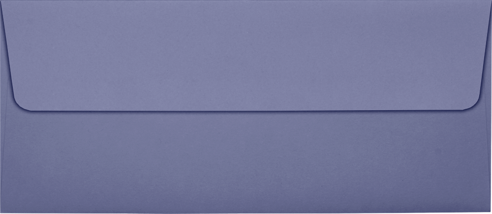 Wisteria Purple 32lb #10 Square Flap Envelopes (4 1/8 x 9 1/2) with Peel & Seal