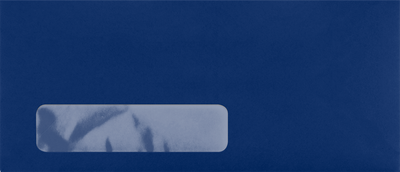 Navy Blue 32lb #10 Window Envelopes (4 1/8 x 9 1/2)
